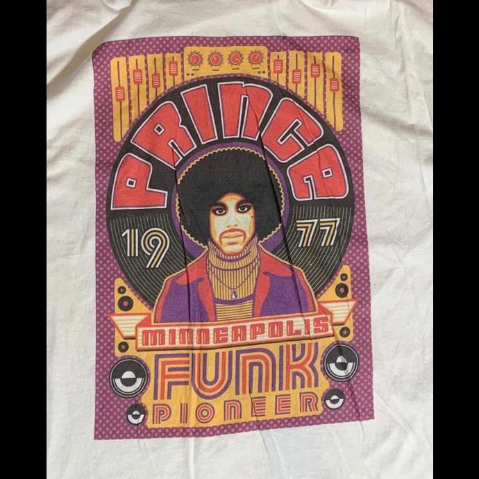 Prince Preowned Xl White Shirt
